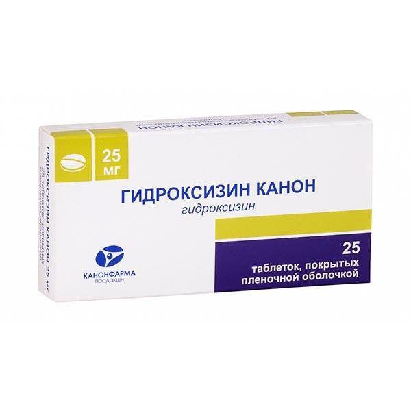 ГИДРОКСИЗИН КАНОН 25МГ №25 ТБ.П/О