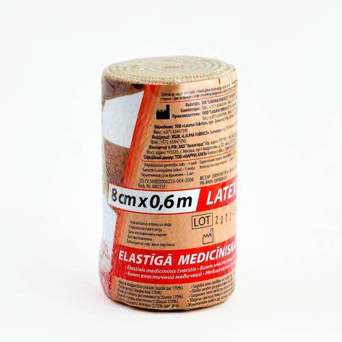 LAUMA БИНТ ЭЛАСТИЧНЫЙ 8СМх0,6М