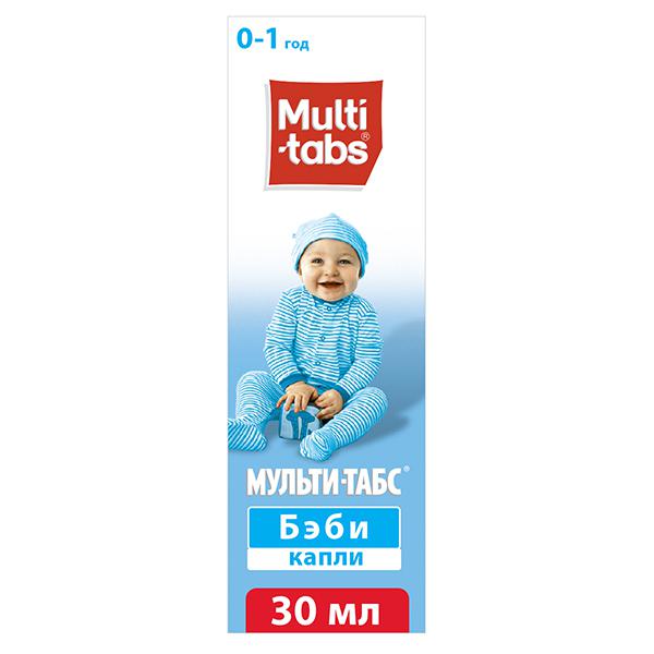 МУЛЬТИ-ТАБС БЭБИ С 0 ДО 1 ГОДА 30 МЛ КАП.