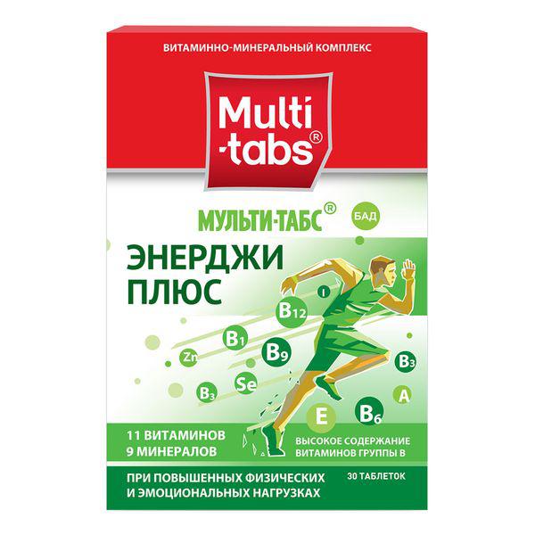 МУЛЬТИ-ТАБС ЭНЕРДЖИ ПЛЮС №30 ТБ.