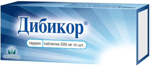 ДИБИКОР 500 МГ №60 ТБ.