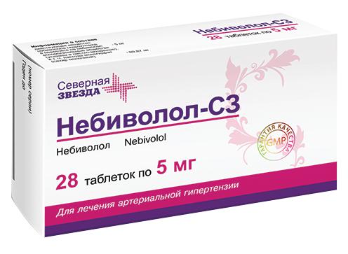 НЕБИВОЛОЛ-СЗ 5 МГ №28 ТБ.