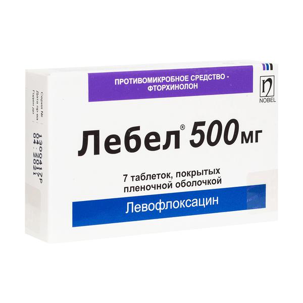 ЛЕБЕЛ 500 МГ №7 ТБ.П/О