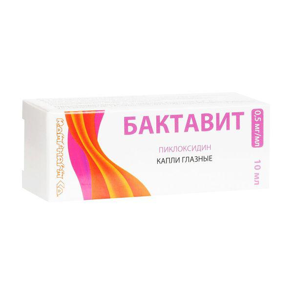 БАКТАВИТ 0,5 МГ/МЛ 10 МЛ ГЛ.КАП.ФЛ-КАП.