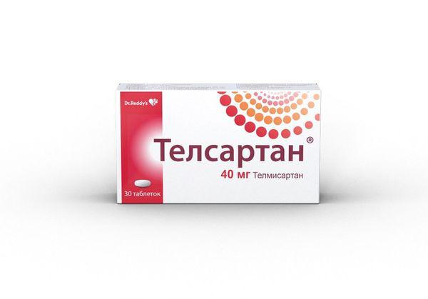 ТЕЛСАРТАН 40 МГ №30 ТБ.