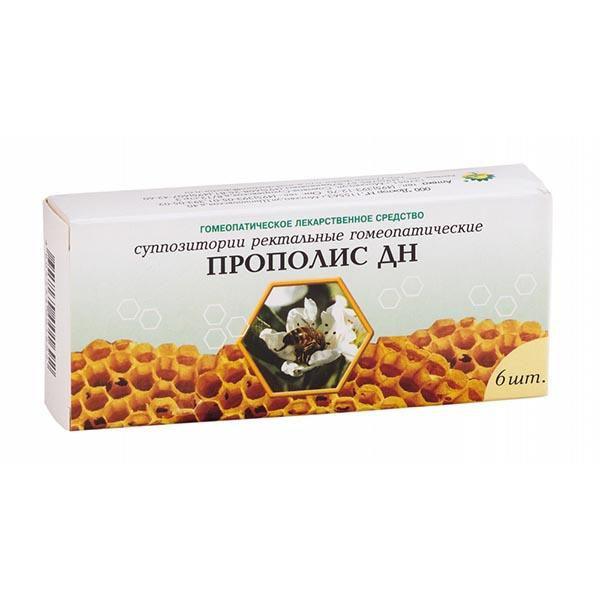 ПРОПОЛИС №6 ГОМЕОП.СВЕЧИ