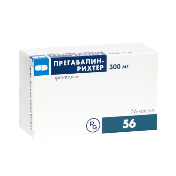 ПРЕГАБАЛИН-РИХТЕР 300МГ №56 КАПС