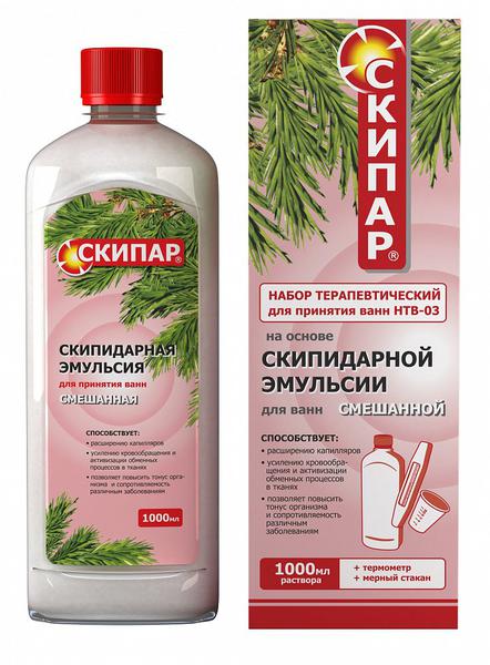 СКИПАР ЭМУЛЬСИЯ СМЕШ.Д/ВАНН 1000 МЛ