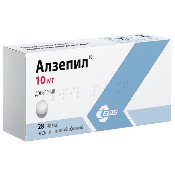 АЛЗЕПИЛ 10 МГ №28 ТБ.П/О