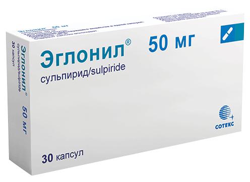 ЭГЛОНИЛ 50 МГ №30 КАПС.