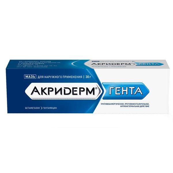 АКРИДЕРМ ГЕНТА 30,0 МАЗЬ 
