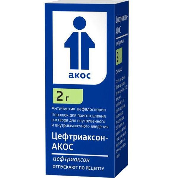 ЦЕФТРИАКСОН-АКОС 2,0 /СИНТЕЗ/
