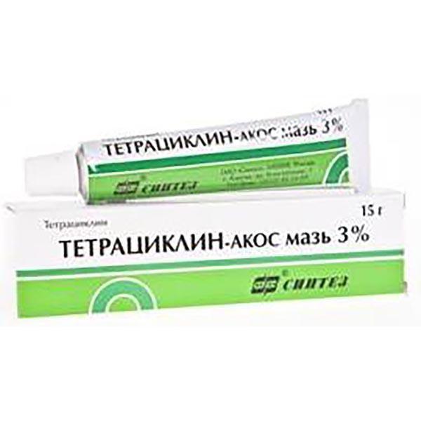 ТЕТРАЦИКЛИНОВАЯ 3% 15.0 МАЗЬ/СИНТЕЗ/