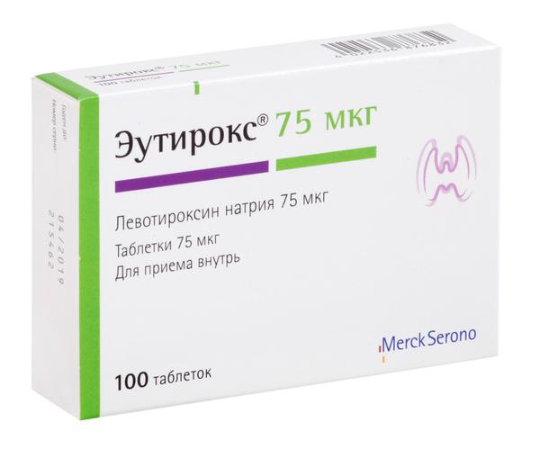 ЭУТИРОКС 75 МКГ №100 ТБ.