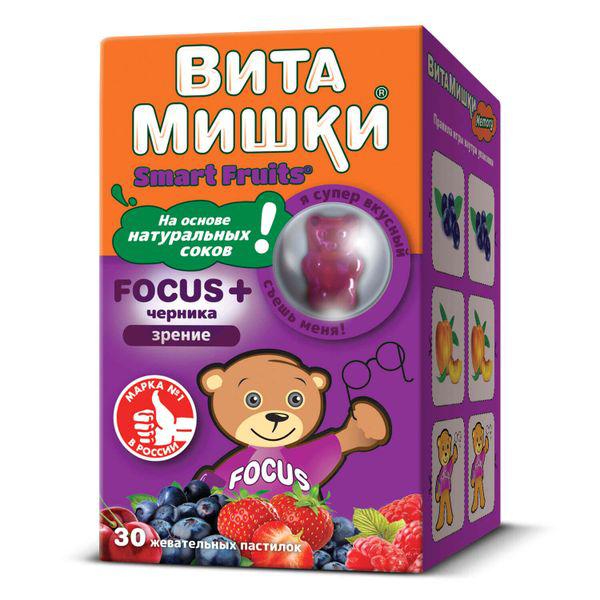 ВИТАМИШКИ ФОКУС+ №30 ЖЕВ.ПАСТ.