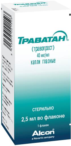 ТРАВАТАН 40 МКГ/МЛ 2.5 МЛ