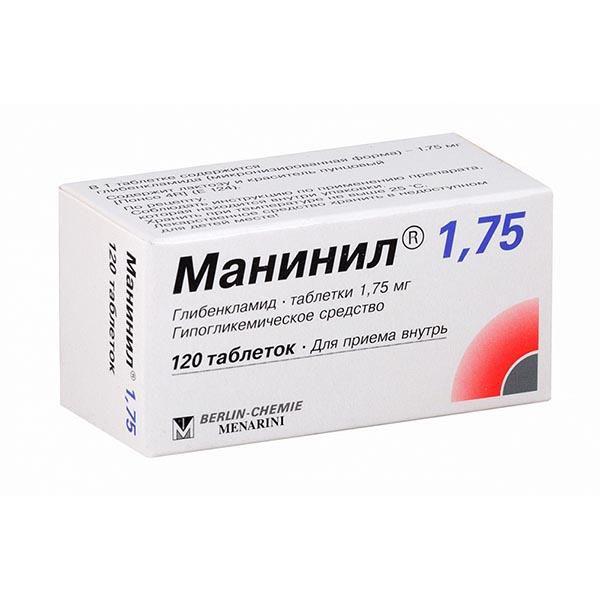 МАНИНИЛ 1.75 МГ №120 ТБ.