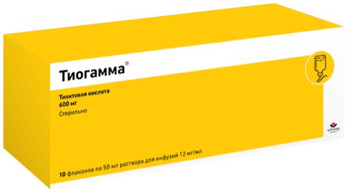ТИОГАММА 1.2% 50 МЛ №10 Р-Р Д/ИН