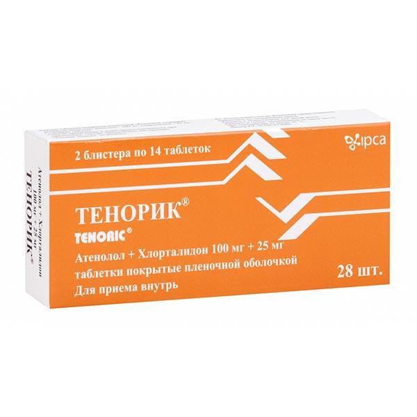 ТЕНОРИК 100 МГ/25 МГ №28 ТБ.П/О