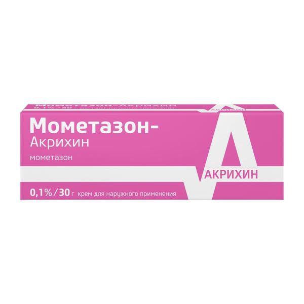 МОМЕТАЗОН 0,1% 30,0 КРЕМ /АКРИХИН/