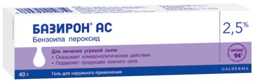 БАЗИРОН АС 2,5% 40,0 ГЕЛЬ