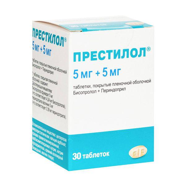 ПРЕСТИЛОЛ 5 МГ+5 МГ №30 ТБ.П/О