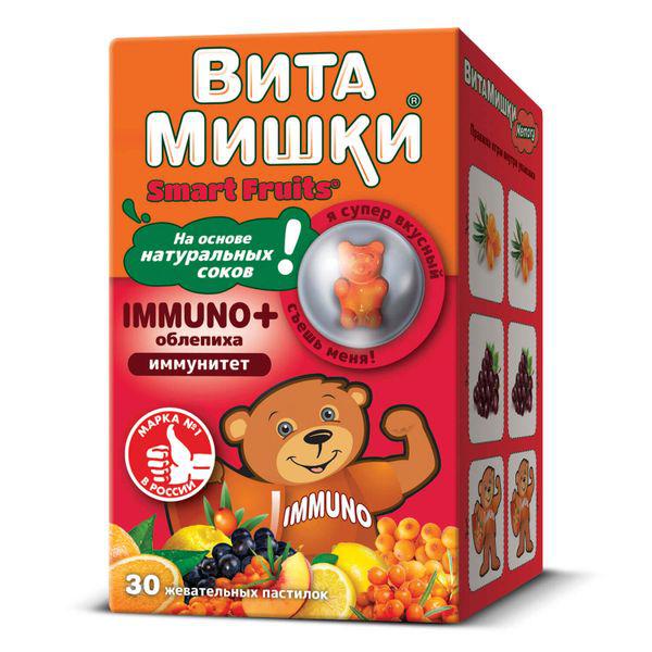 ВИТАМИШКИ ИММУНО+ №30 ЖЕВ.ПАСТ.