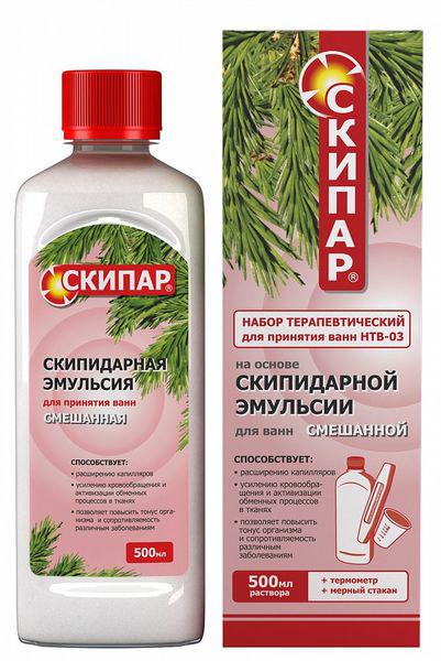 СКИПАР ЭМУЛЬСИЯ СКИПИДАРНАЯ СМЕШ.Д/ВАНН 500 МЛ