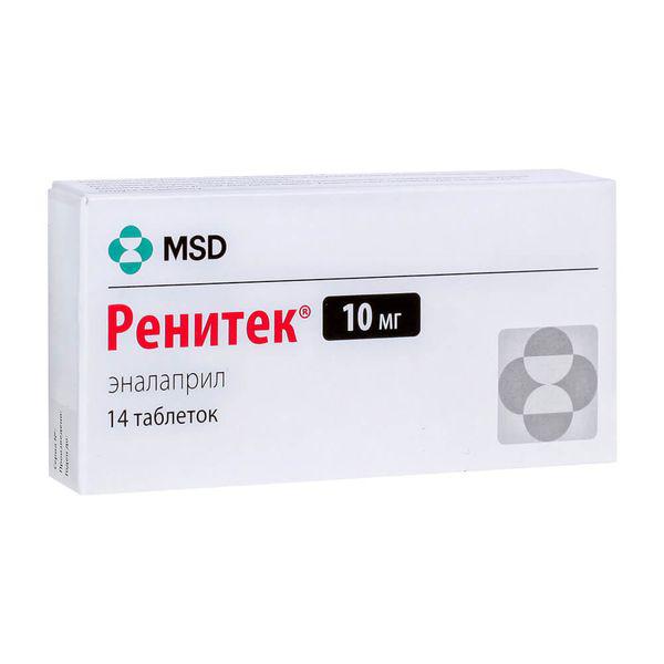 РЕНИТЕК 10 МГ №14 ТБ.