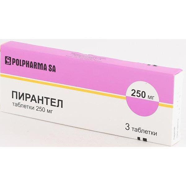 ПИРАНТЕЛ 250 МГ №3 ТБ.