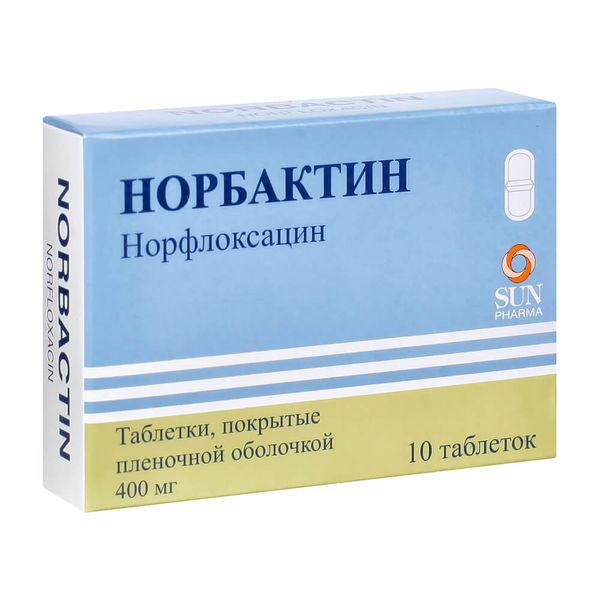 НОРБАКТИН 400 МГ №10 ТБ.П/О