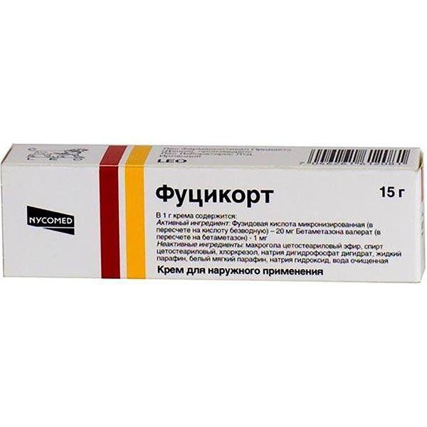 ФУЦИКОРТ 20 МГ/1 МГ 15.0 КРЕМ
