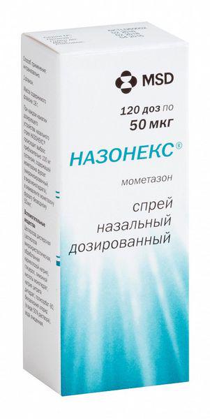 НАЗОНЕКС 50 МКГ 120 ДОЗ НАЗ.СПРЕЙ