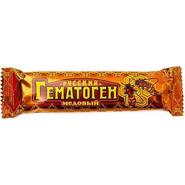 ГЕМАТОГЕН РУССКИЙ МЕДОВЫЙ 40.0