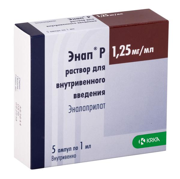 ЭНАП Р 1.25 МГ/1 МЛ №5 АМП.