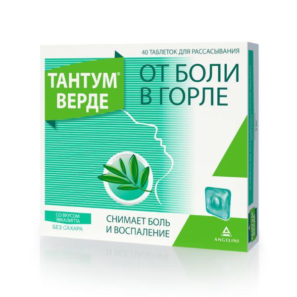 ТАНТУМ ВЕРДЕ 3 МГ №40 ТБ.Д/РАССАСЫВ./ЭВКАЛИПТ/