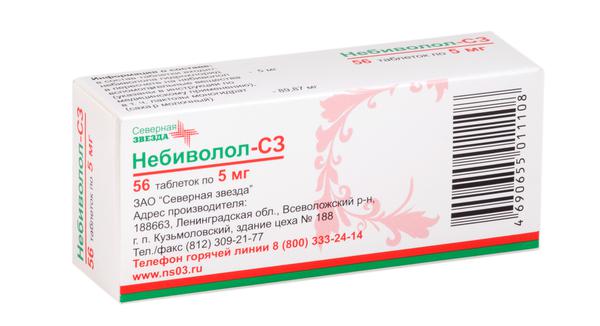 НЕБИВОЛОЛ-СЗ 5 МГ №56 ТБ.