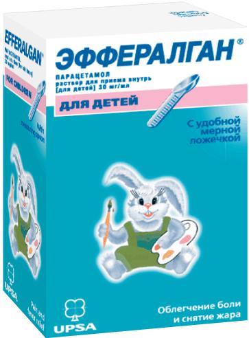ЭФФЕРАЛГАН 30 МГ/МЛ 90 МЛ СИРОП Д/ДЕТ.