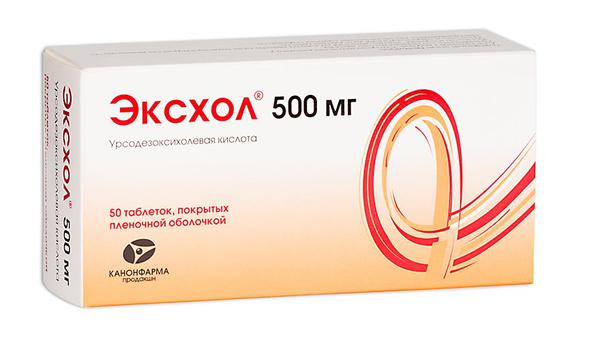 ЭКСХОЛ 500 МГ №50 ТБ.П/О